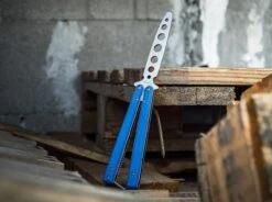 BHQ Balisong Trainer Blue -Pro Messer Verkauf boeker plus bhq balisong trainer blue 01bo714 4 1280x1280