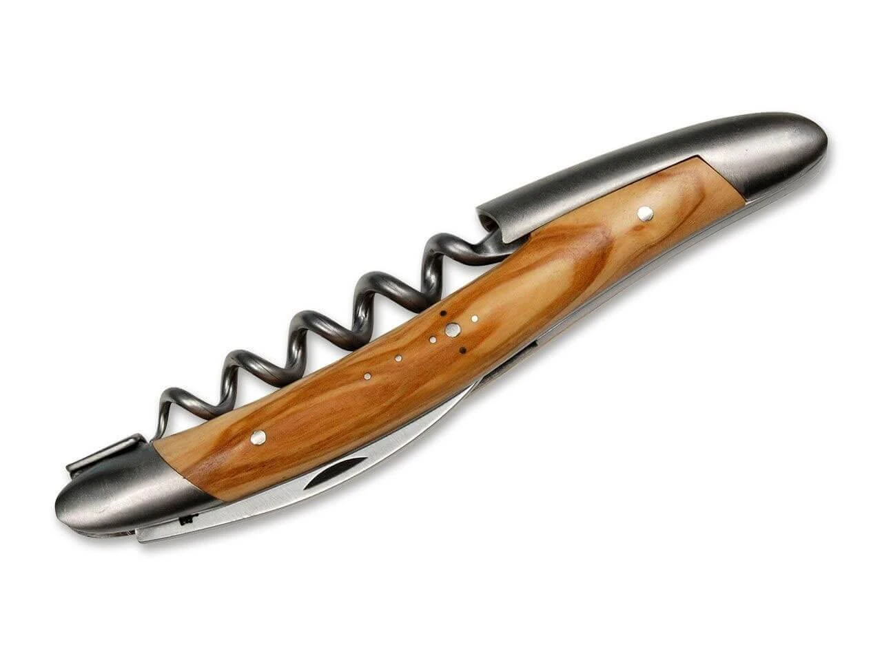 Laguiole Sommelier Olivenholz 4 Laguiole Sommelier Olivenholz – Bild 2