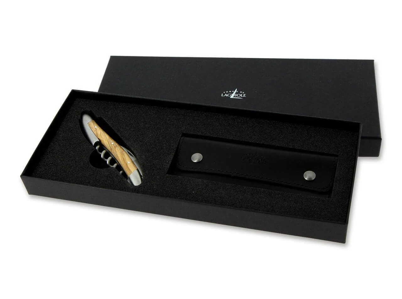 Laguiole Sommelier Olivenholz 6 Laguiole Sommelier Olivenholz – Bild 4