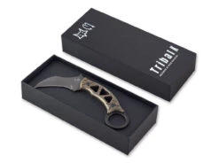 Tribal K Fixed Titanium Bronze Black PVD -Pro Messer Verkauf fox knives tribal k fixed titanium bronze black pvd 02fx773 2 1280x1280