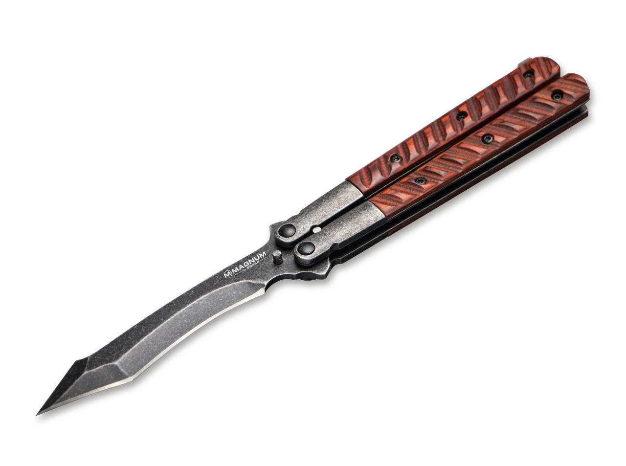 Magnum Balisong Wood Tanto 3 Magnum Balisong Wood Tanto