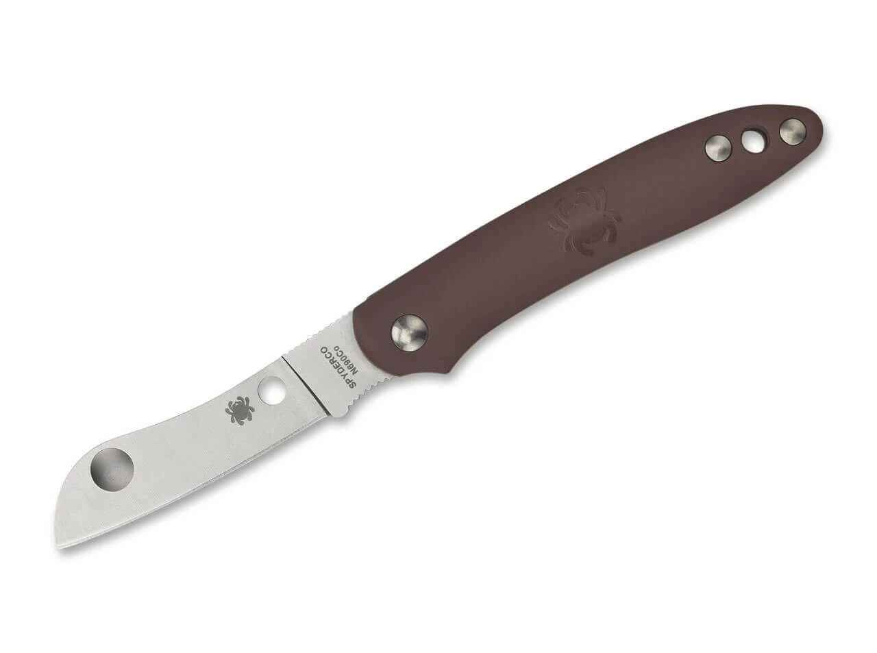 Spyderco Roadie Brown 3 Spyderco Roadie Brown